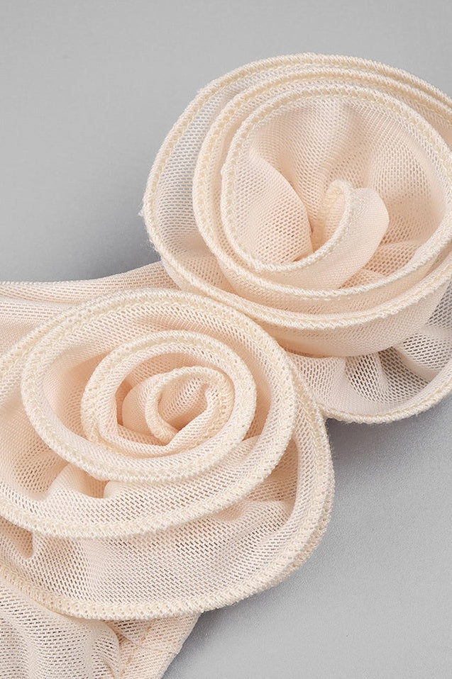 Jumpsuit Plissé à Fleurs 3D Vissarion