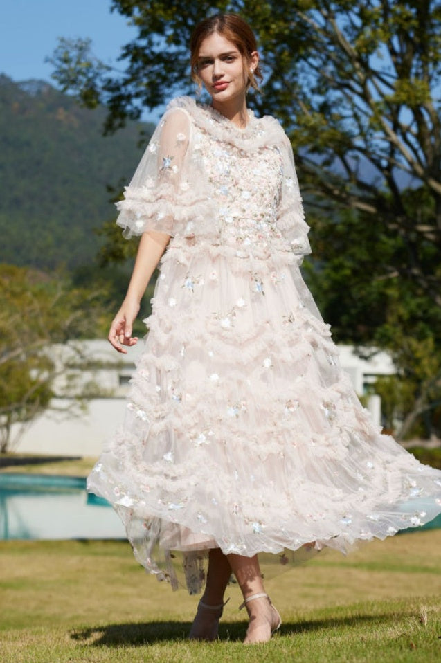 Robe Florale en Tulle Lalabelle - Révier Paris
