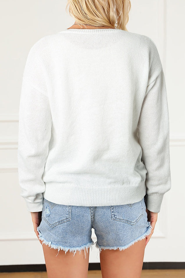 Pull en Lurex Éclatant Holly Jolly