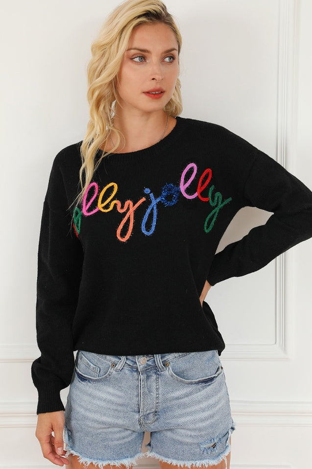 Pull en Lurex Éclatant Holly Jolly