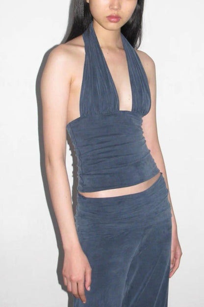 Robe Évasée en Cupro Brooklyn