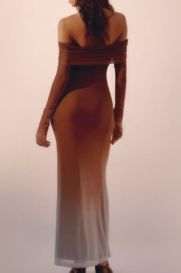 Robe Maxi en Dentelle Saphia