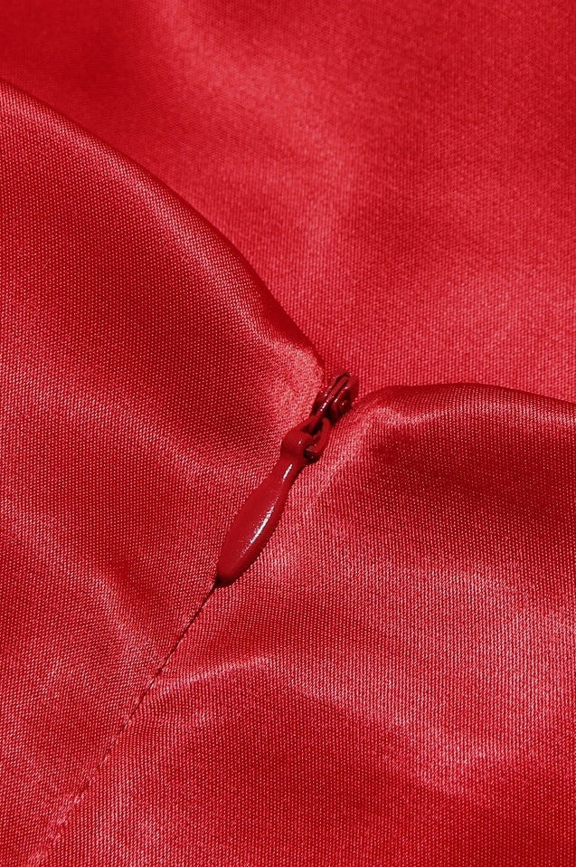 Robe Mini Évasée à Col Carré Délicat