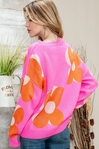Pull Ample à Motif Floral Jesminda