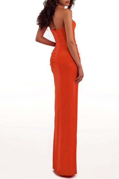 Robe Maxi Bretelles Offertes Milla