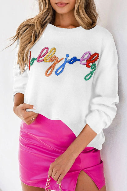 Pull en Lurex Éclatant Holly Jolly