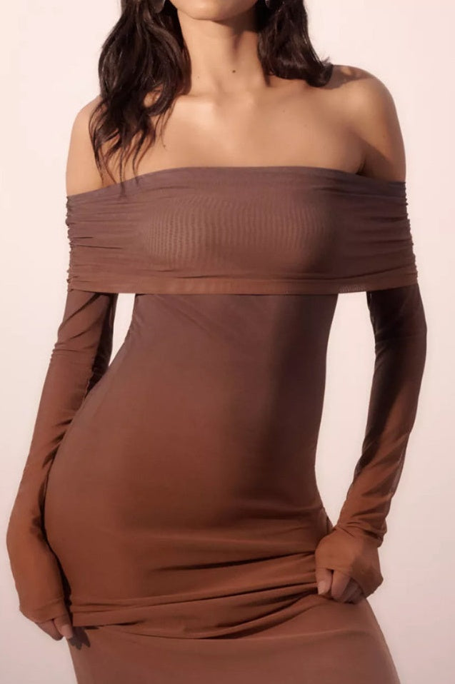 Robe Maxi en Dentelle Saphia