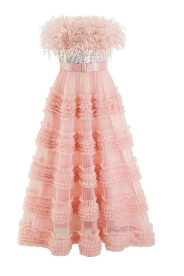 Robe Évasée en Plumetis Aella