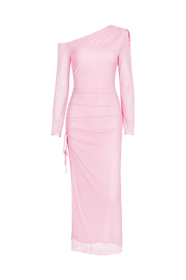 Robe Bodycon à encolure asymétrique