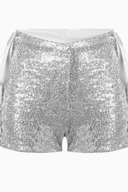 Shorts à Sequin Pailleté