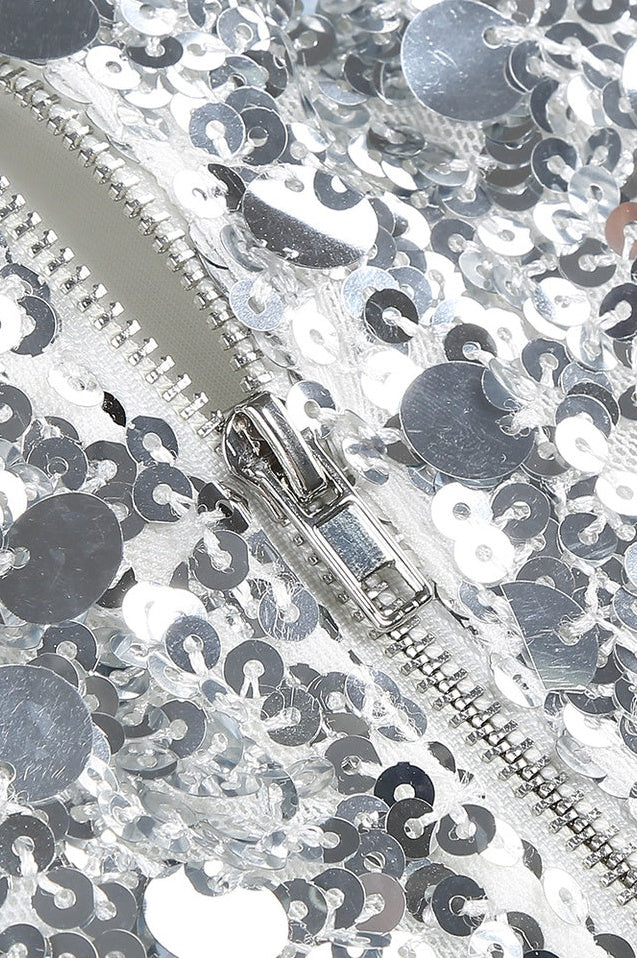 Robe Mini Brodée en Sequins Bartosz