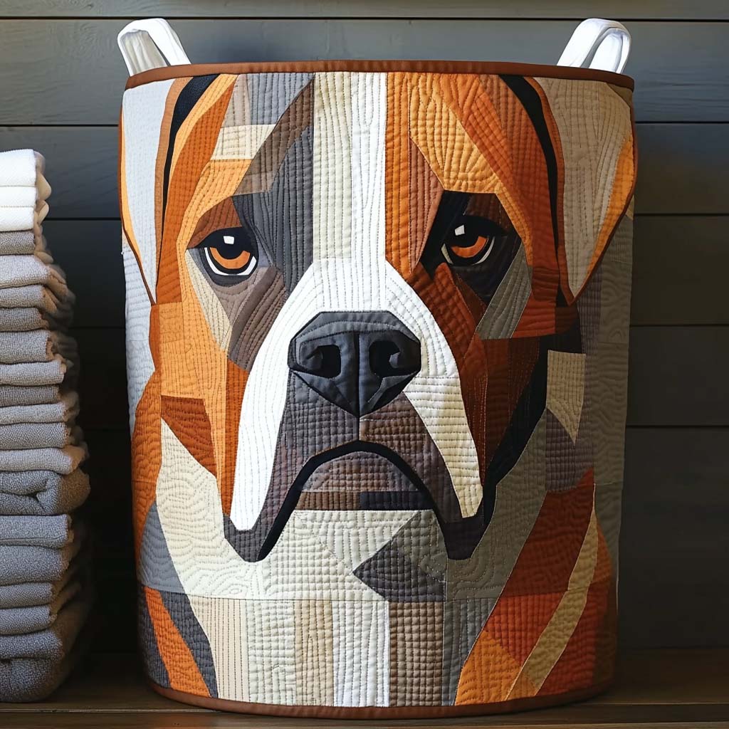 Panier à linge matelassé artisanal – Boxer