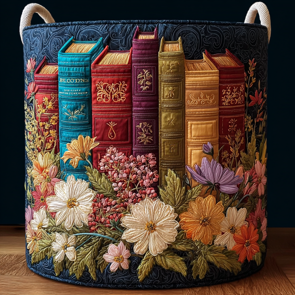Panier à linge matelassé artisanal – Style classique