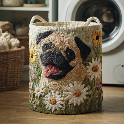 Panier à linge matelassé artisanal – Carlin